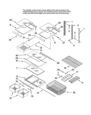 Shelf parts