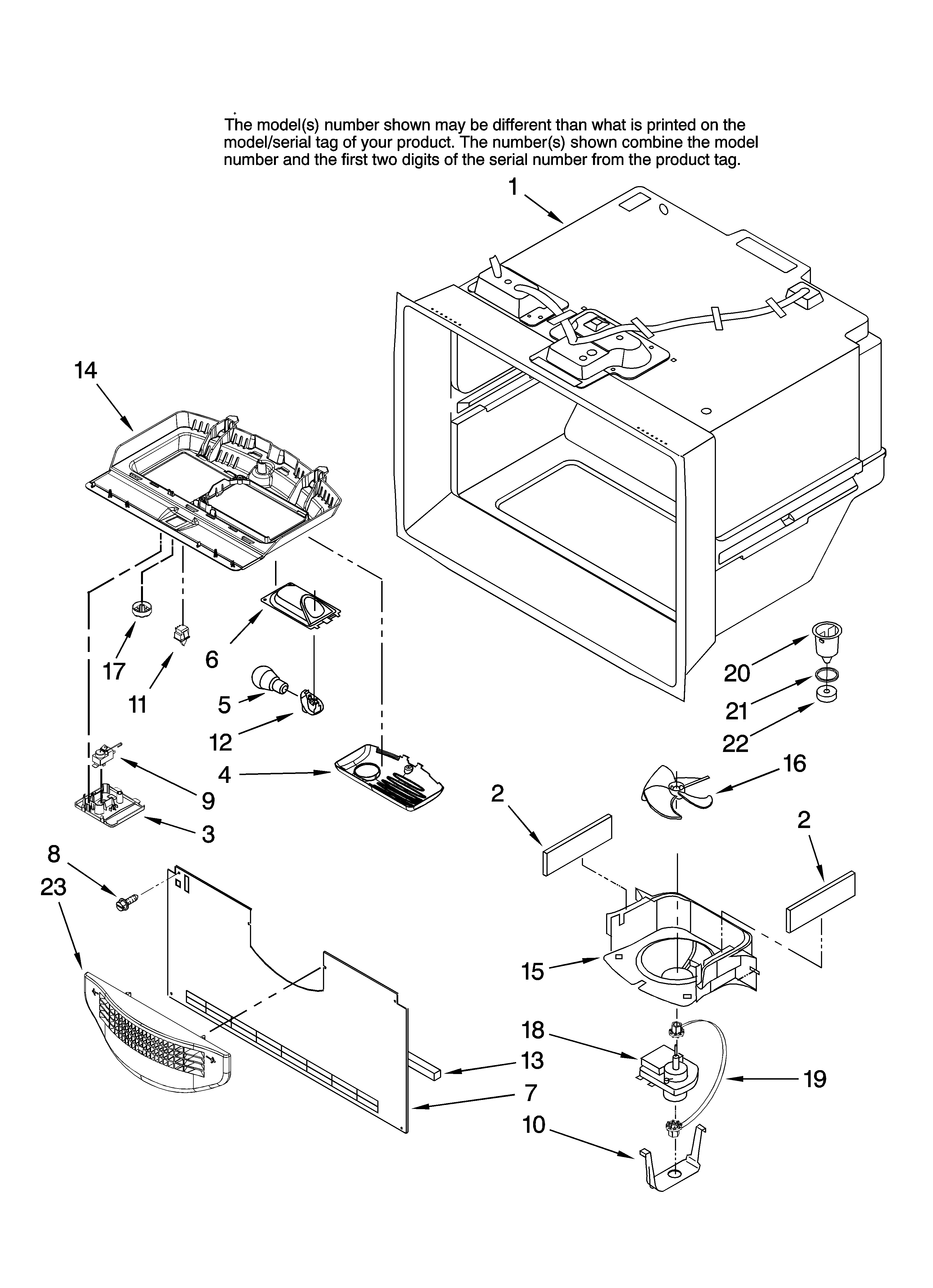 FREEZER LINER PARTS