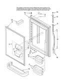 Refrigerator door parts