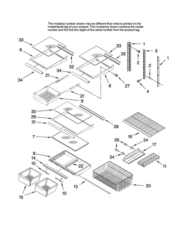 Shelf parts