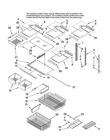 Shelf parts