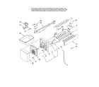 Amana ABB1922FEW11 icemaker parts, optional parts (not included) diagram