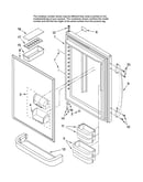 Refrigerator door parts