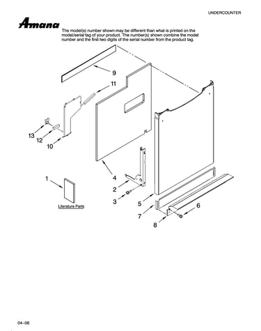 Door and panel parts