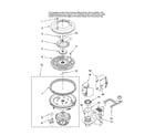 Amana ADB1500AWS37 pump and motor parts diagram