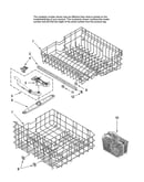 Upper and lower rack parts