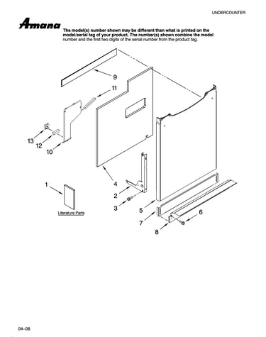 Door and panel parts