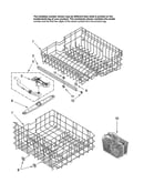 Upper and lower rack parts