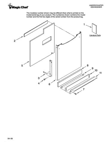 Door and panel parts