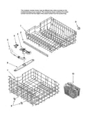 Upper and lower rack parts