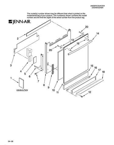 Door and panel parts