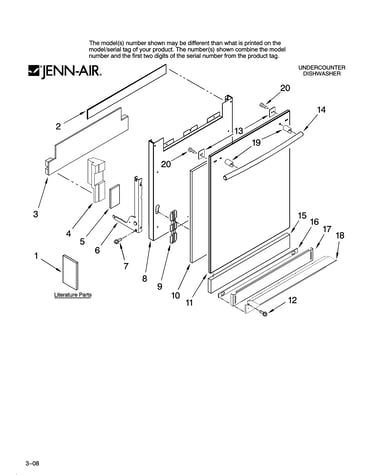 Door and panel parts