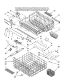 Upper and lower rack parts