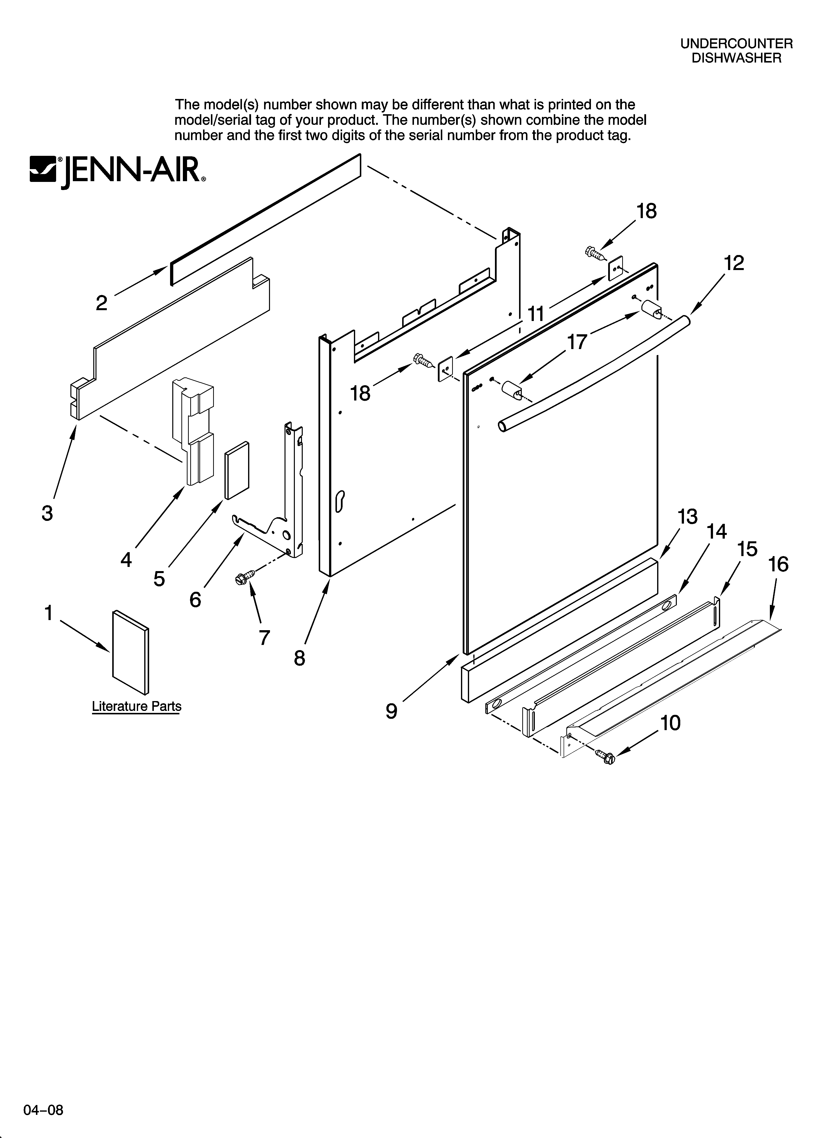 Door and panel parts