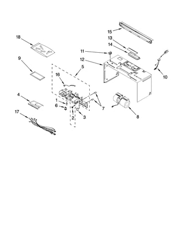 Cabinet and air flow parts