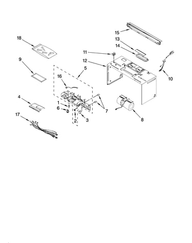Cabinet and air flow parts