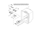 Maytag MBB1956HEW14 refrigerator liner parts diagram