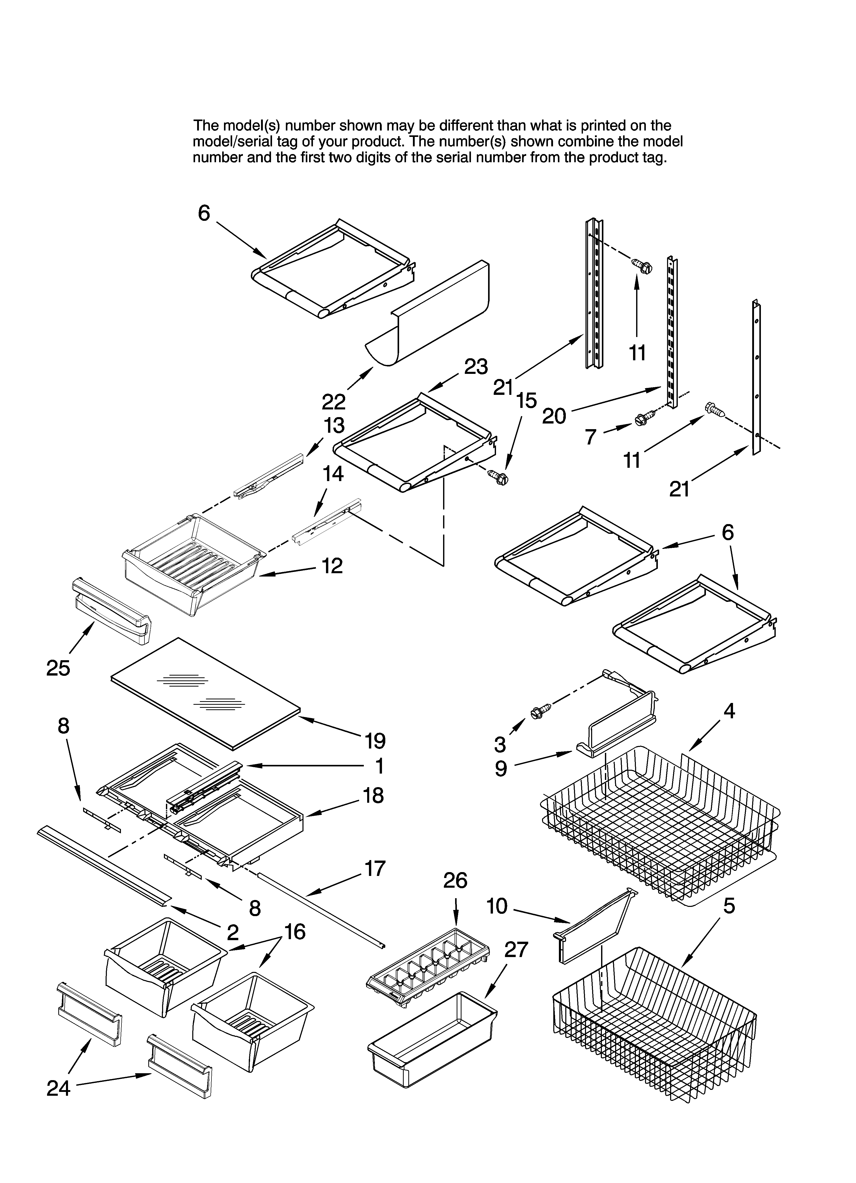 SHELF PARTS, OPTIONAL PARTS