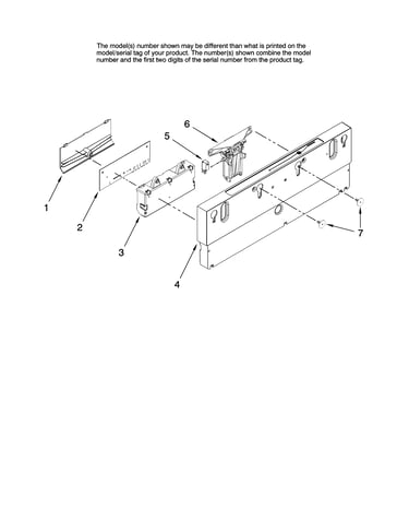 Control panel parts