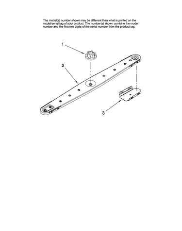 Lower washarm parts