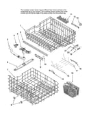 Upper and lower rack parts