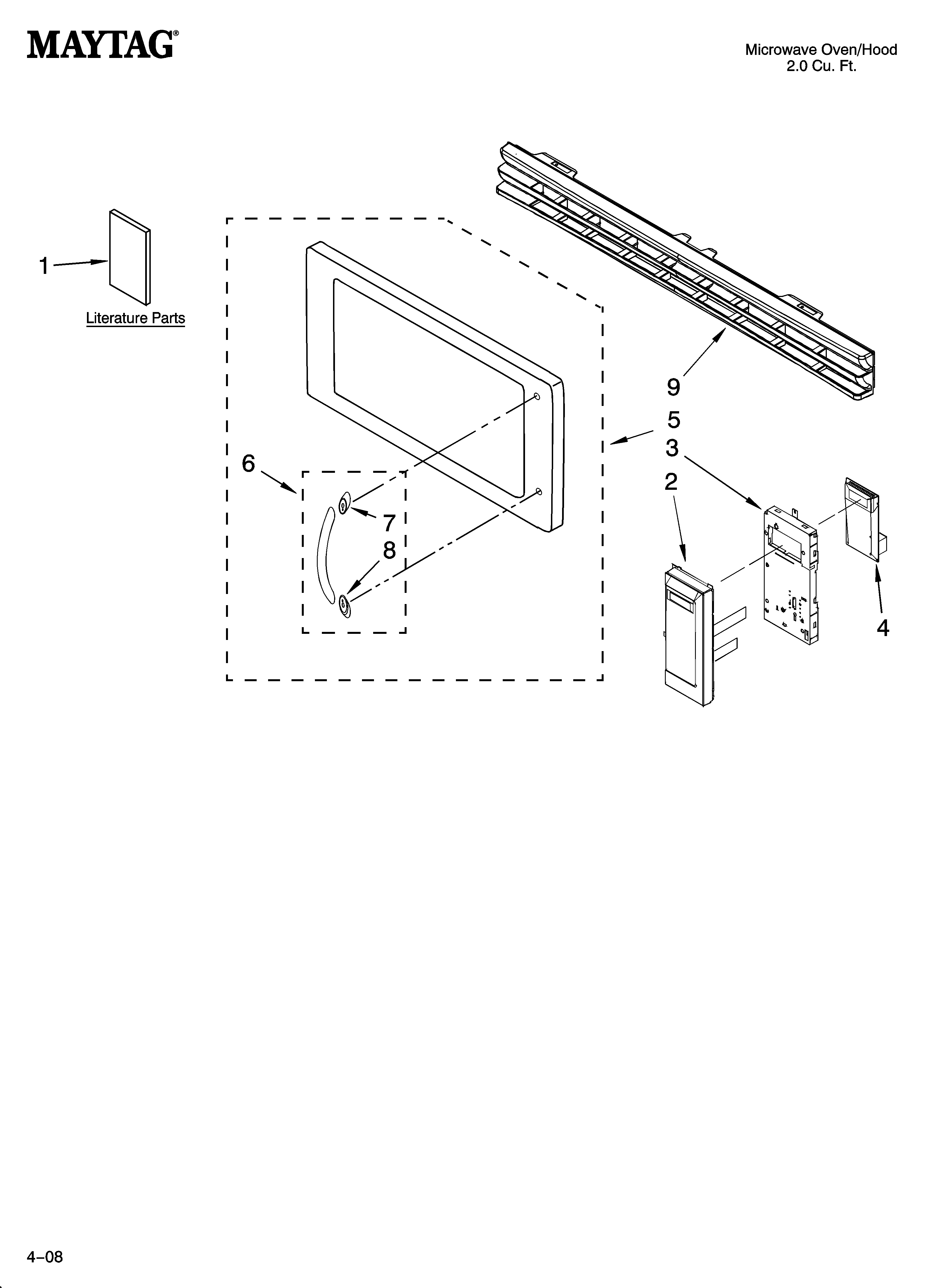 Control panel parts