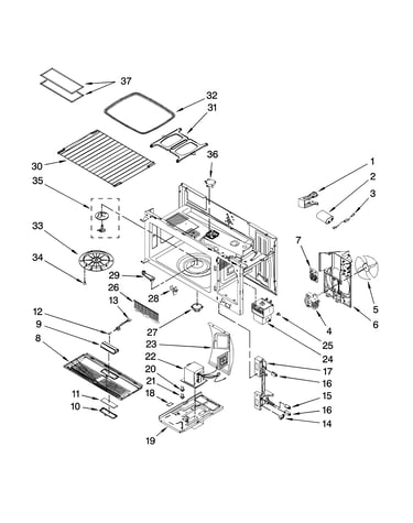 Interior and ventilation parts