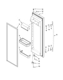 Refrigerator door parts