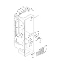 Whirlpool GC5NHAXVS00 refrigerator liner parts diagram