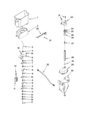Motor and ice container parts