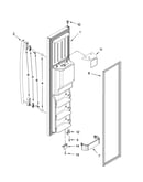 Freezer door parts