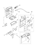 Dispenser front parts