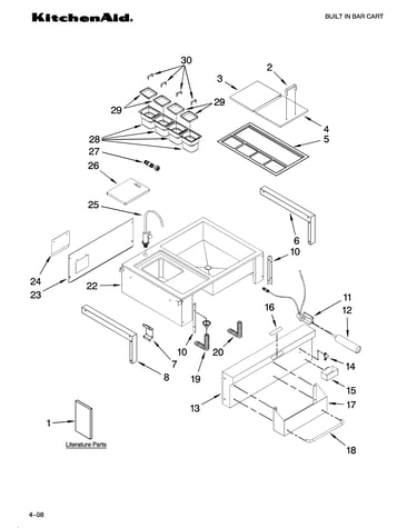 Bar cart parts