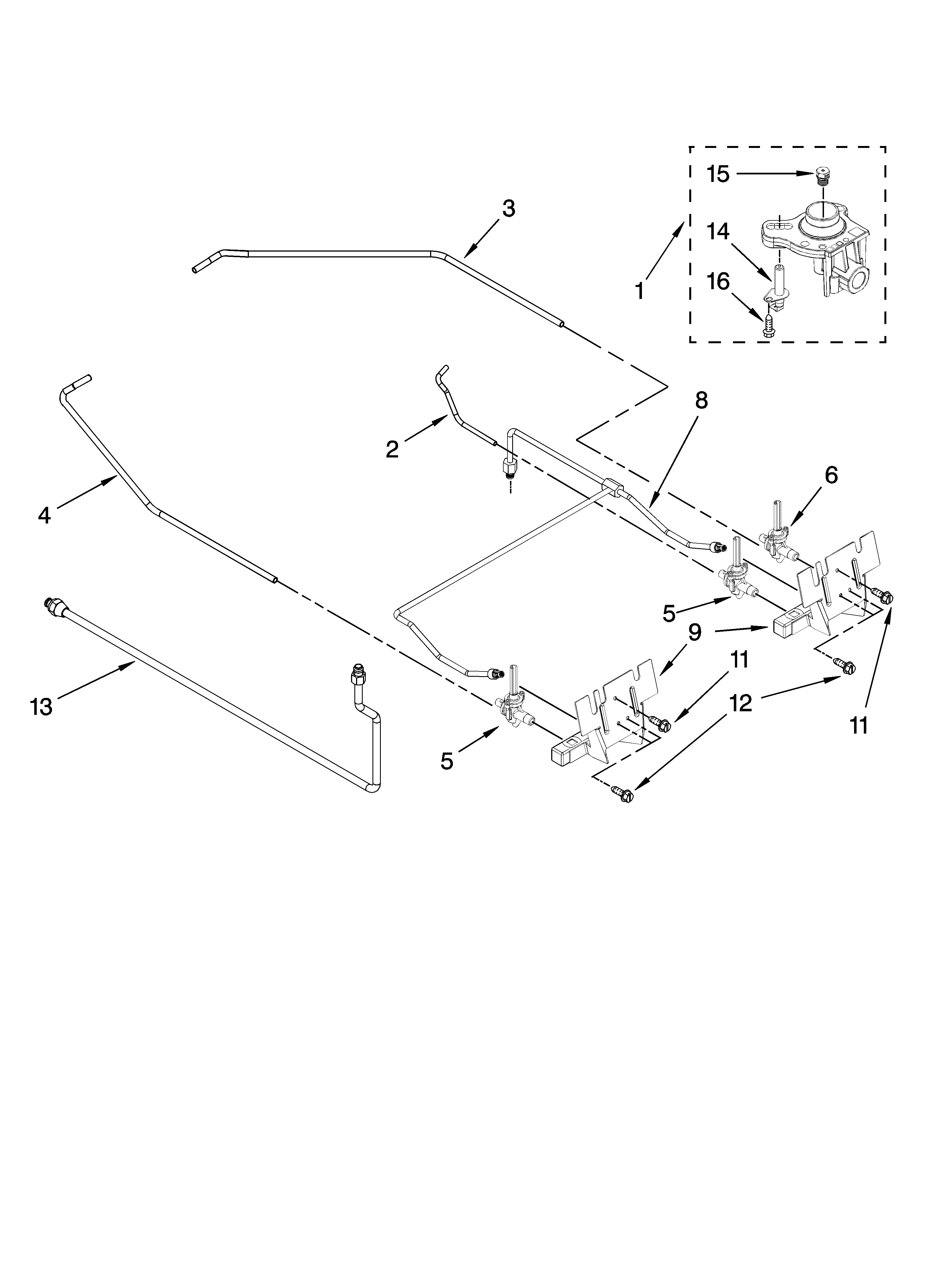 Cooktop burner parts