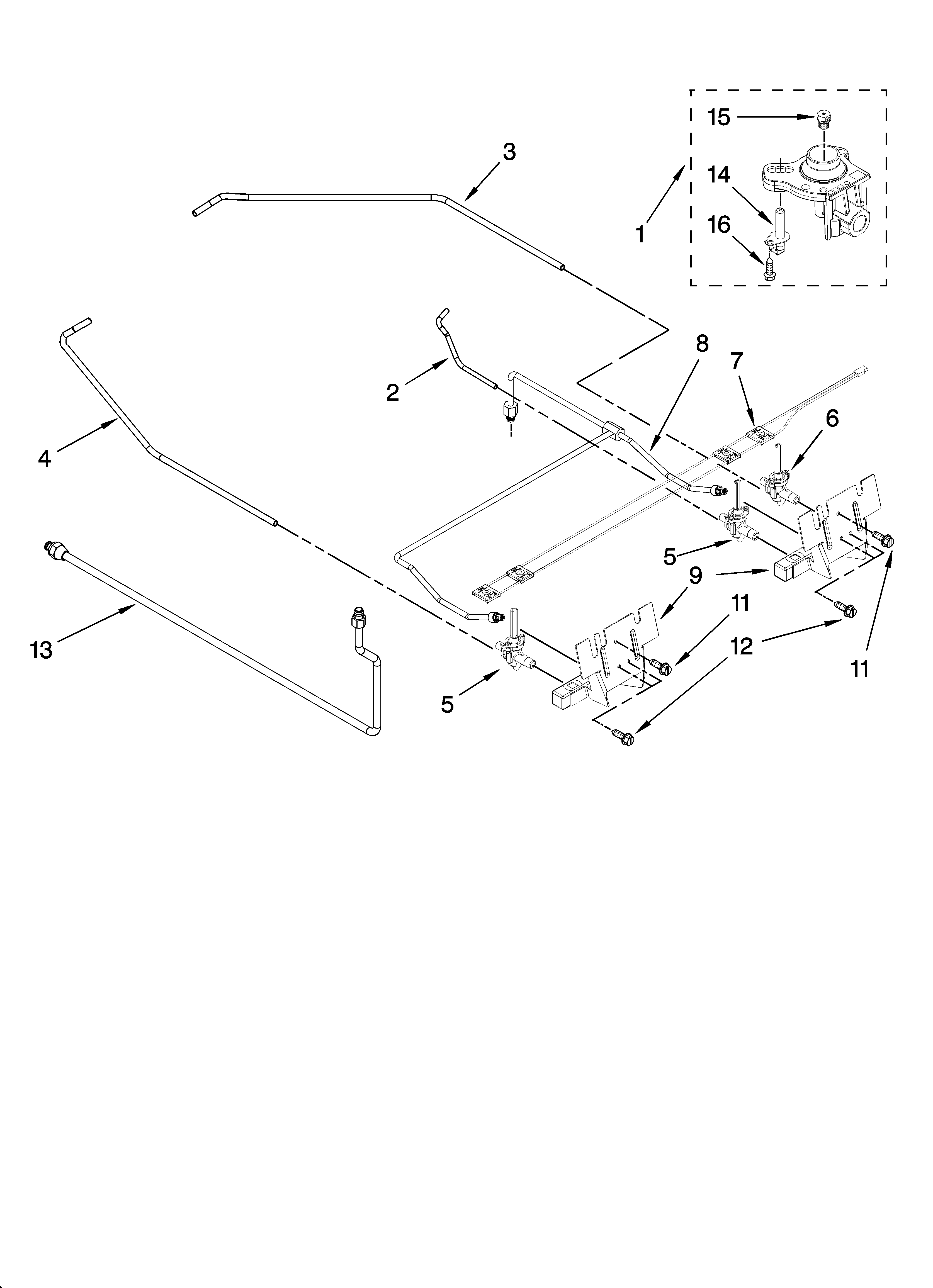 Cooktop burner parts