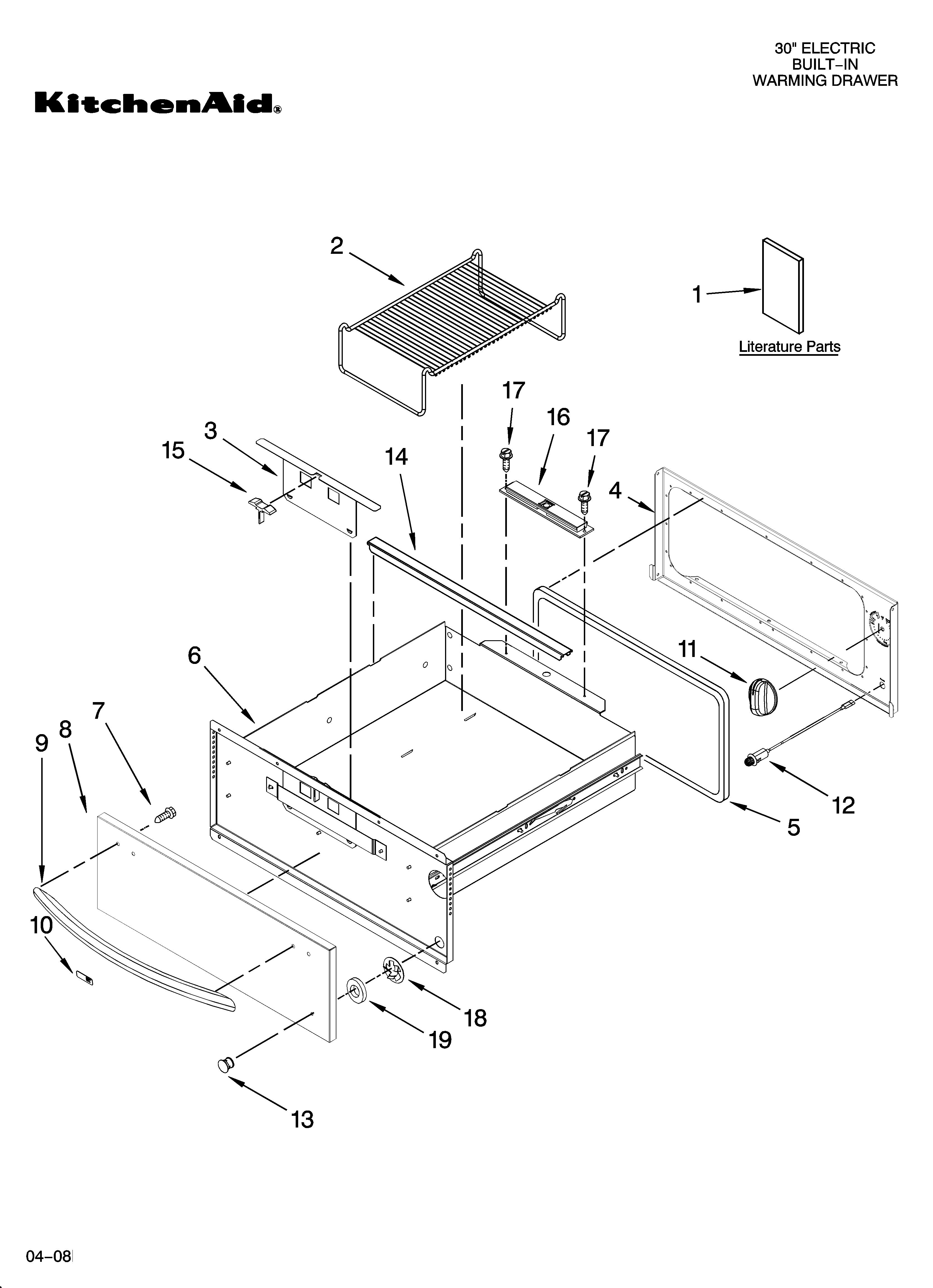 CONTROL, DOOR AND DRAWER PARTS