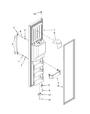 Freezer door parts
