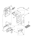 Dispenser front parts