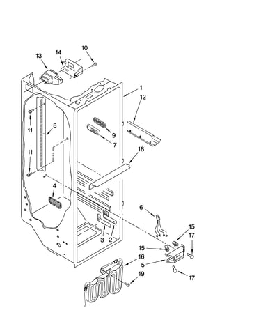 Refrigerator liner parts
