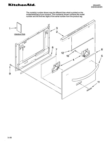 Front panel parts
