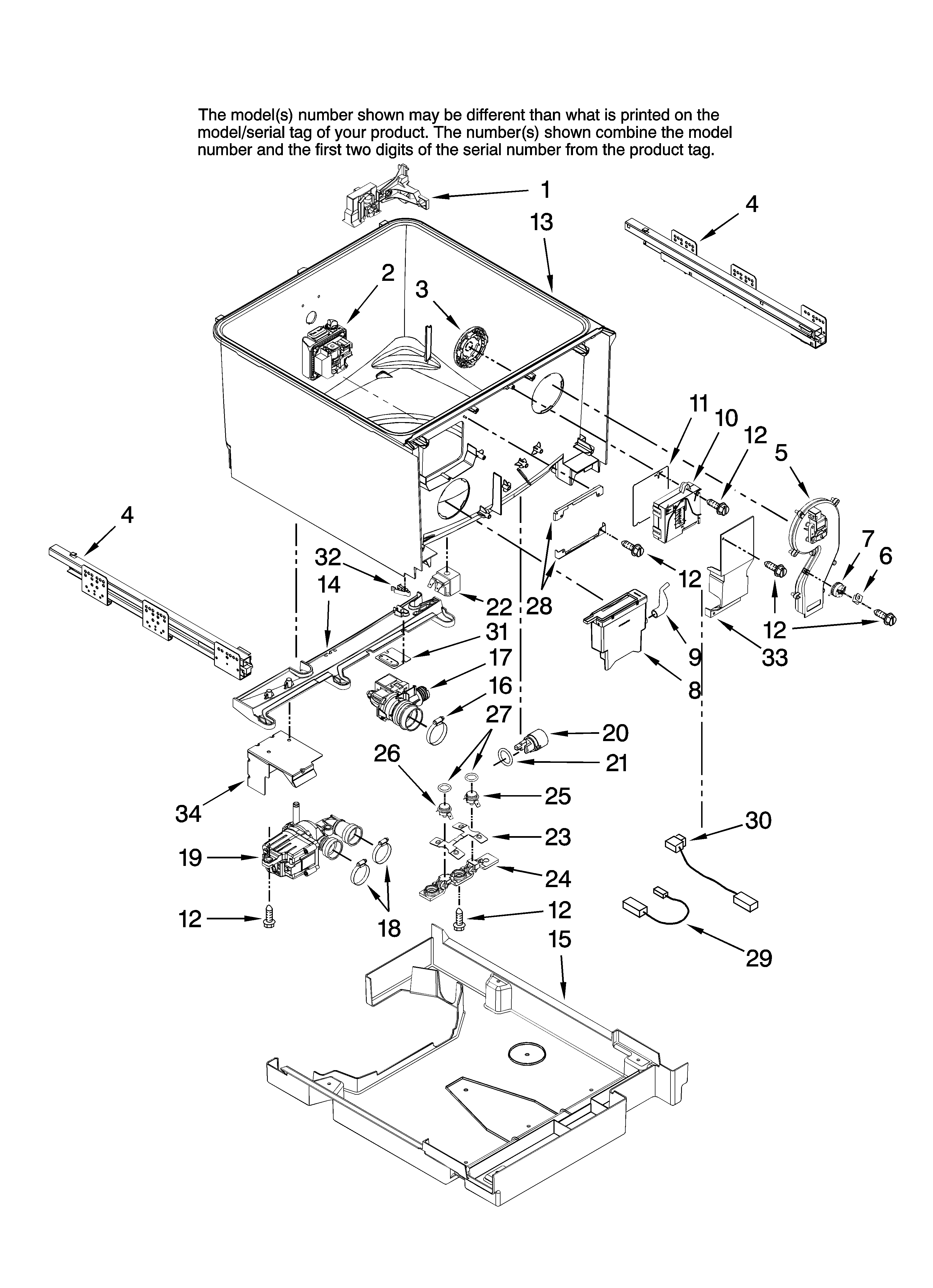 Tub parts