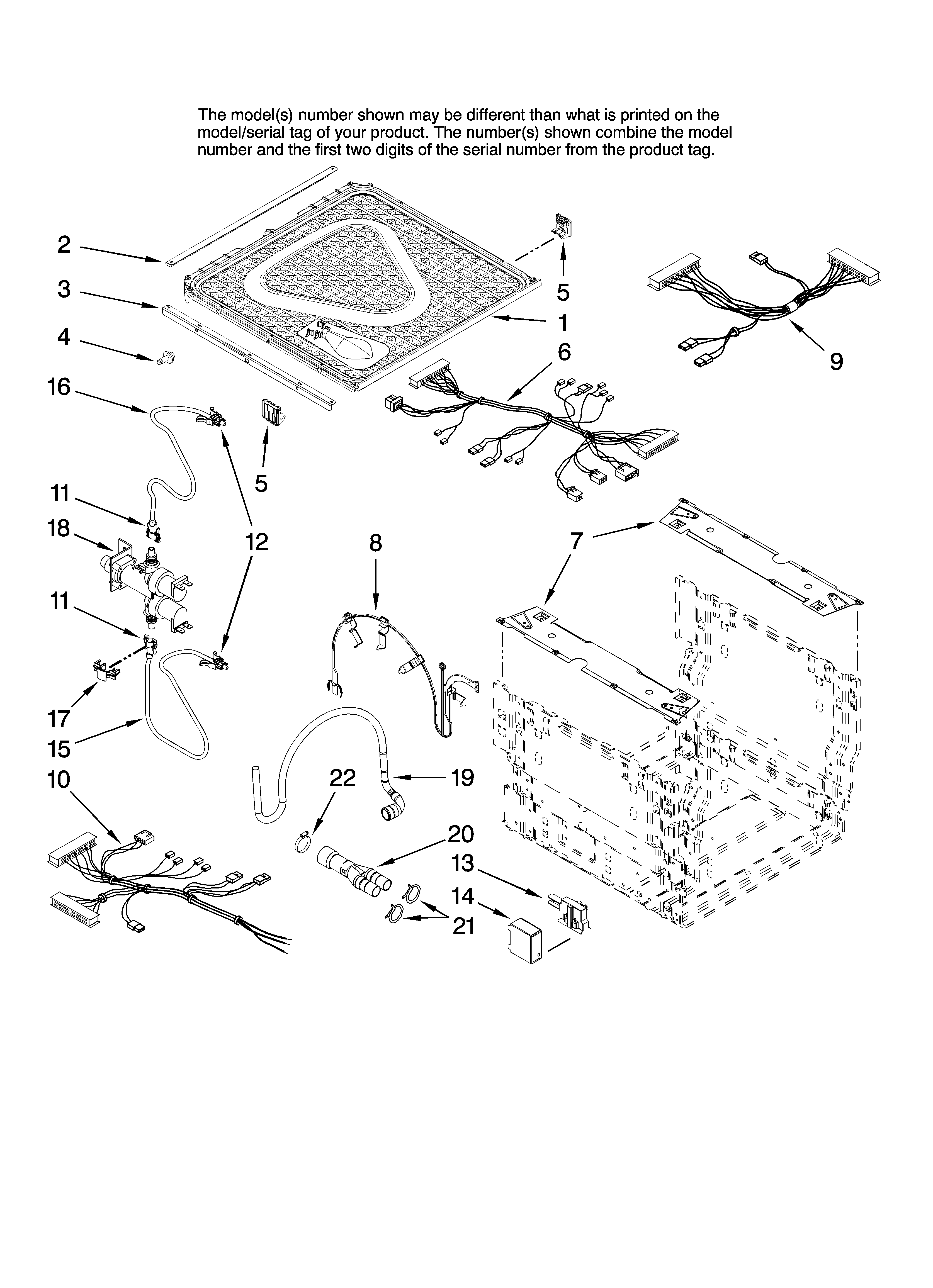 Frame and lid parts