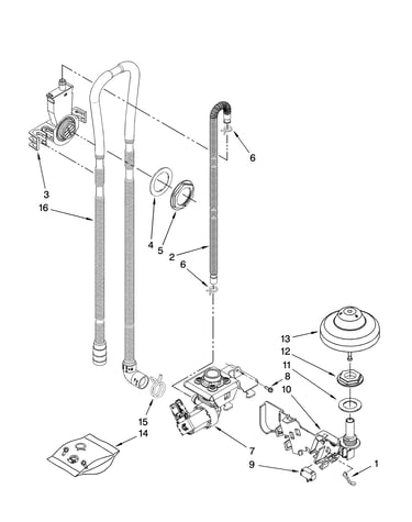 Fill, drain, and overfill parts
