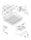 Upper rack and track parts