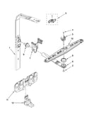 Upper wash and rinse parts