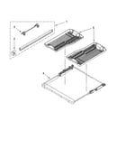 Third level rack and track parts