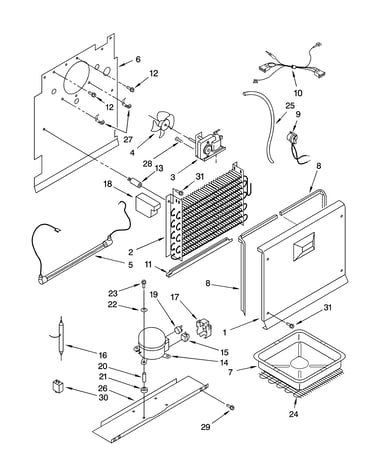 Unit parts, optional parts (not included)