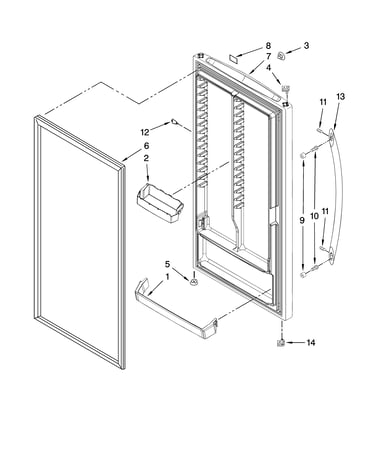 Door parts, optional parts (not included)
