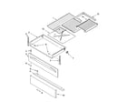 Whirlpool GR563LXST2 drawer & broiler parts diagram