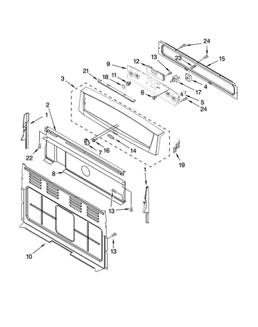 Control panel parts